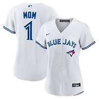 Women's Nike  White Toronto Blue Jays #1 Mom Home Replica Jersey