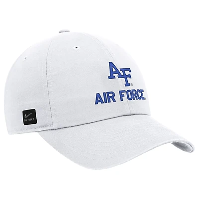 Men's Nike White Air Force Falcons 2025 On-Field Club Adjustable Hat