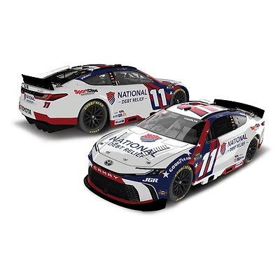 Action Racing Denny Hamlin 2025 #11 National Debt Relief 1:24 Elite Die-Cast Toyota Camry XSE