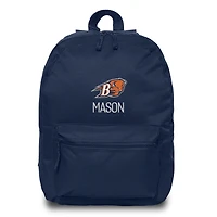 Chad & Jake  Navy Bucknell Bison Personalized Backpack