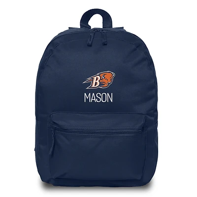 Chad & Jake  Navy Bucknell Bison Personalized Backpack