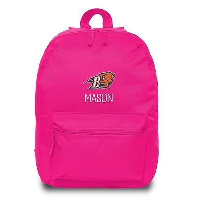 Chad & Jake  Pink Bucknell Bison Personalized Backpack
