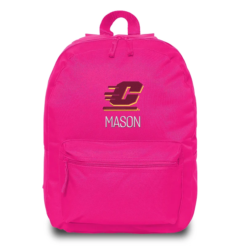 Chad & Jake  Pink Central Michigan Chippewas Personalized Backpack
