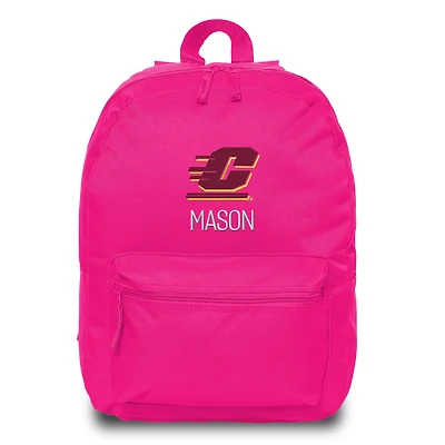 Chad & Jake  Pink Central Michigan Chippewas Personalized Backpack