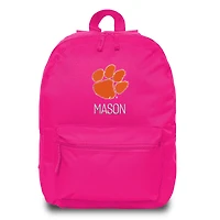 Chad & Jake  Pink Clemson Tigers Personalized Backpack