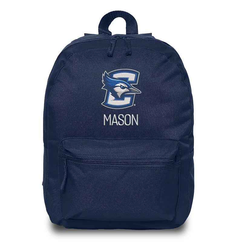 Chad & Jake  Navy Creighton Bluejays Personalized Backpack