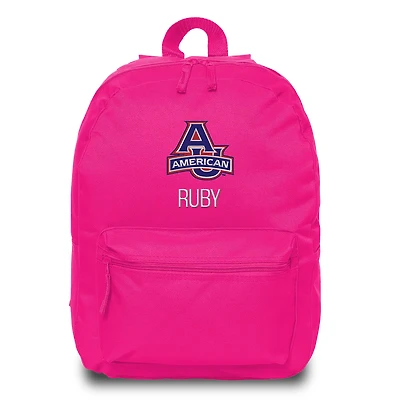 Chad & Jake  Pink American University Eagles Personalized Backpack