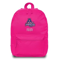 Chad & Jake  Pink American University Eagles Personalized Backpack