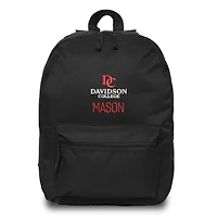 Chad & Jake  Black Davidson Wildcats Personalized Backpack
