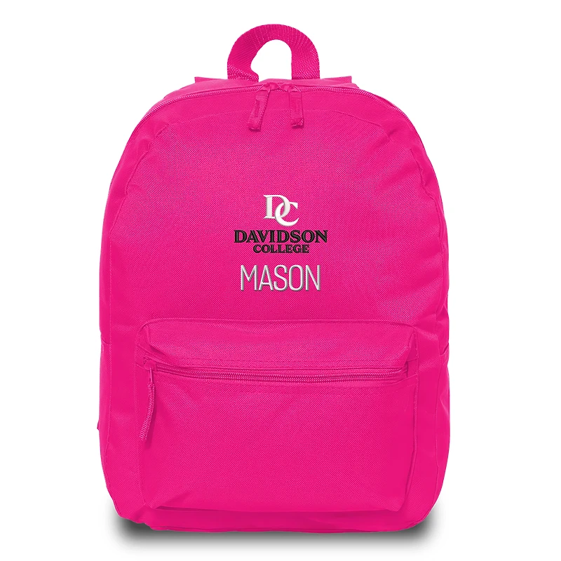 Chad & Jake  Pink Davidson Wildcats Personalized Backpack