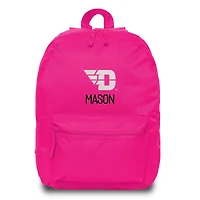 Chad & Jake  Pink Dayton Flyers Personalized Backpack