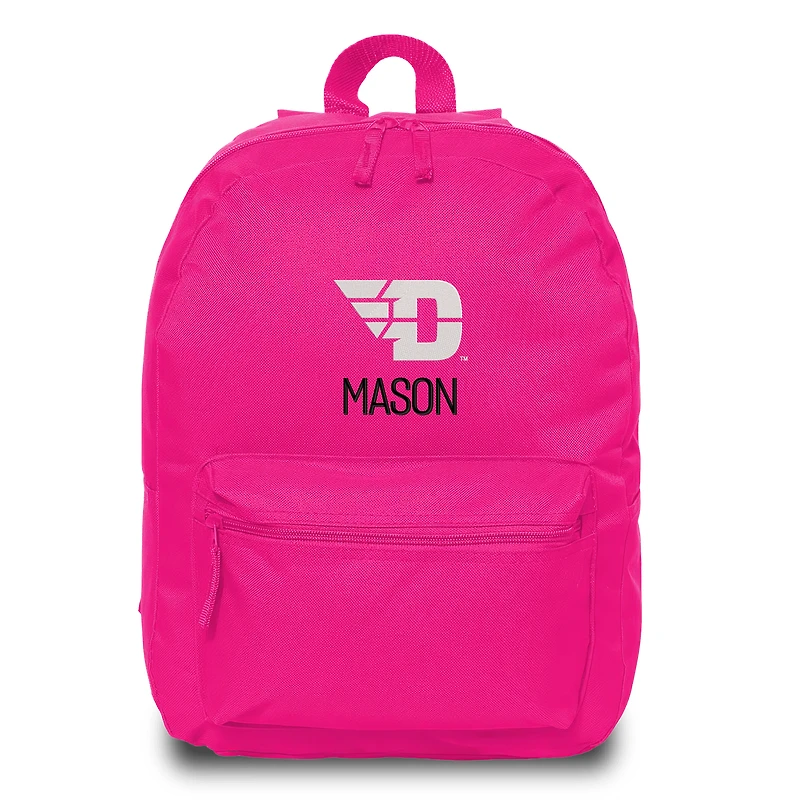 Chad & Jake  Pink Dayton Flyers Personalized Backpack