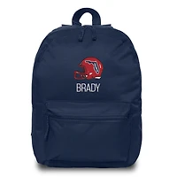Chad & Jake Navy Florida Atlantic Owls Personalized Backpack