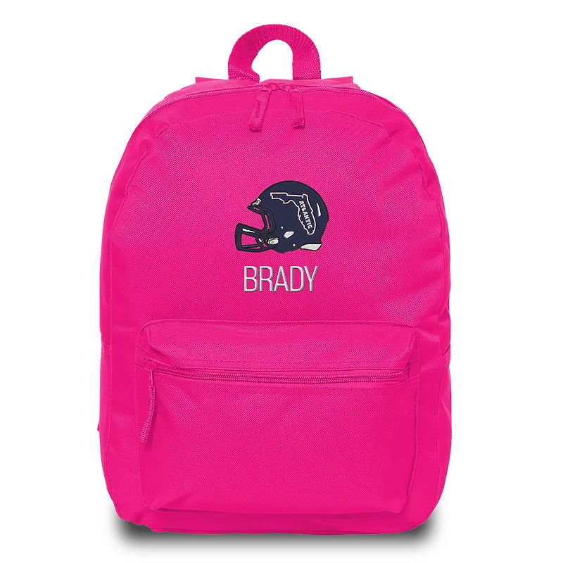 Chad & Jake Pink Florida Atlantic Owls Personalized Backpack