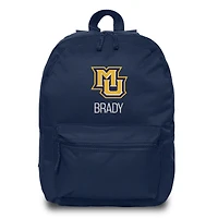 Chad & Jake  Navy Marquette Golden Eagles Personalized Backpack