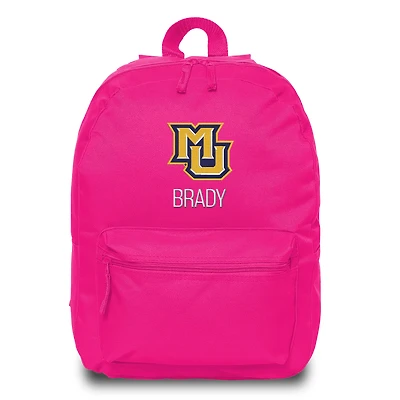 Chad & Jake Pink Marquette Golden Eagles Personalized Backpack