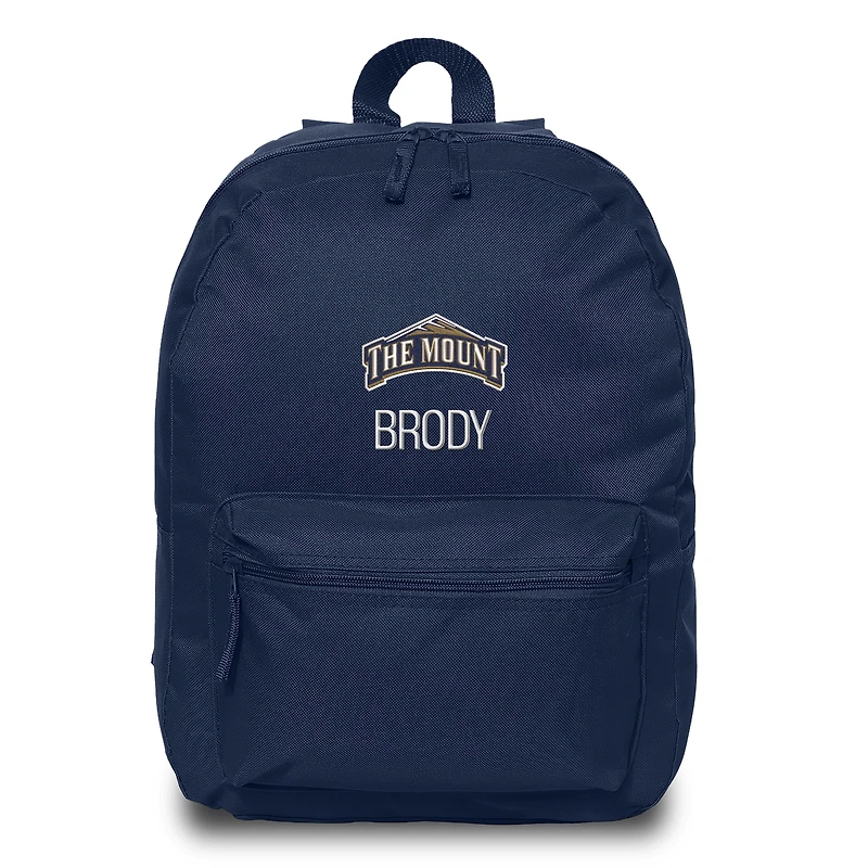 Youth Chad & Jake Mount St. Mary's Mountaineers Personalized Backpack