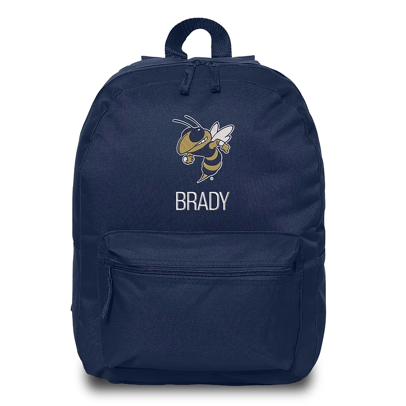 Chad & Jake Navy Georgia Tech Yellow Jackets Personalized Backpack