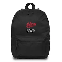 Chad & Jake Black Indiana Hoosiers Personalized Backpack