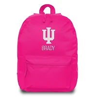 Chad & Jake Pink Indiana Hoosiers Personalized Backpack