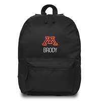 Chad & Jake Black Minnesota Golden Gophers Personalized Backpack