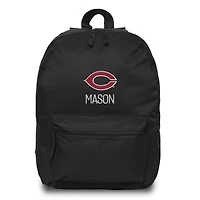 Chad & Jake  Black UChicago Maroons Personalized Backpack