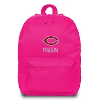 Chad & Jake  Pink UChicago Maroons Personalized Backpack