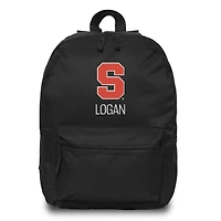 Chad & Jake  Black Syracuse Orange Personalized Backpack