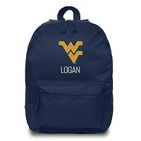 Chad & Jake  Navy West Virginia Mountaineers Personalized Backpack