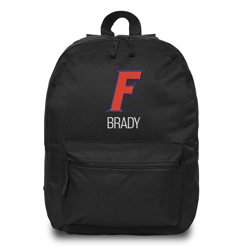 Chad & Jake Black Florida Gators Personalized Backpack