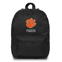 Chad & Jake  Black Clemson Tigers Personalized Backpack