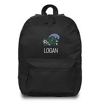 Chad & Jake  Black Tulane Green Wave Personalized Backpack