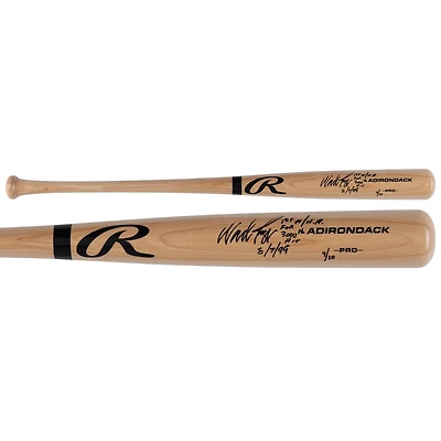 Wade Boggs Autographed Rawlings Blonde Pro Model Bat with "1st w/ H.R. for 3000th Hit" & 8/7/99" Inscriptions - Limited Edition of 10