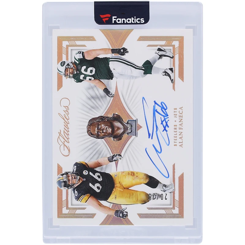 Alan Faneca Autographed 2023 Panini Flawless Career Progressions #CP-AF #20/25 Card