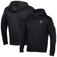 Men's Under Armour  Black Towson Tigers All Day Full-Zip Hooded Jacket