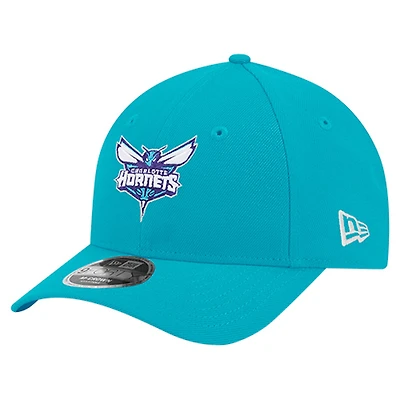 Men's New Era Teal Charlotte Hornets 9FORTY Stock M-Crown Adjustable Hat