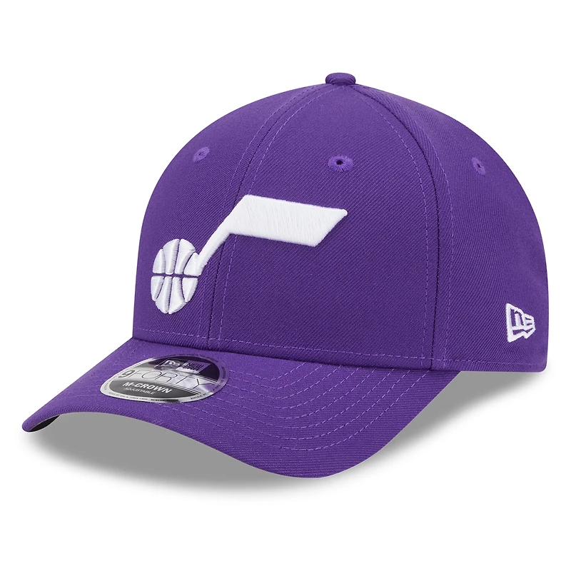 Men's New Era Blue Utah Jazz 9FORTY Stock M-Crown Adjustable Hat