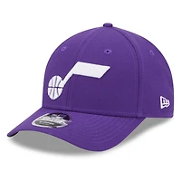 Men's New Era Blue Utah Jazz 9FORTY Stock M-Crown Adjustable Hat