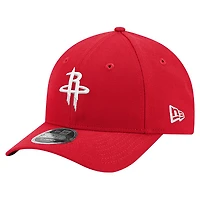 Men's New Era Red Houston Rockets 9FORTY Stock M-Crown Adjustable Hat