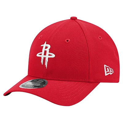 Men's New Era Red Houston Rockets 9FORTY Stock M-Crown Adjustable Hat