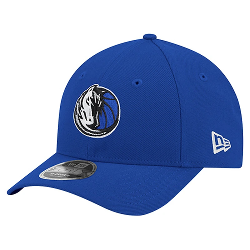 Men's New Era Blue Dallas Mavericks 9FORTY Stock M-Crown Adjustable Hat