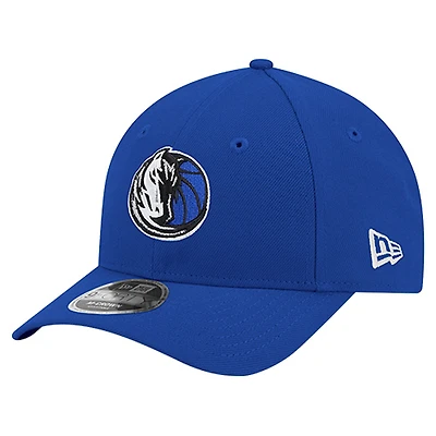 Men's New Era Blue Dallas Mavericks 9FORTY Stock M-Crown Adjustable Hat