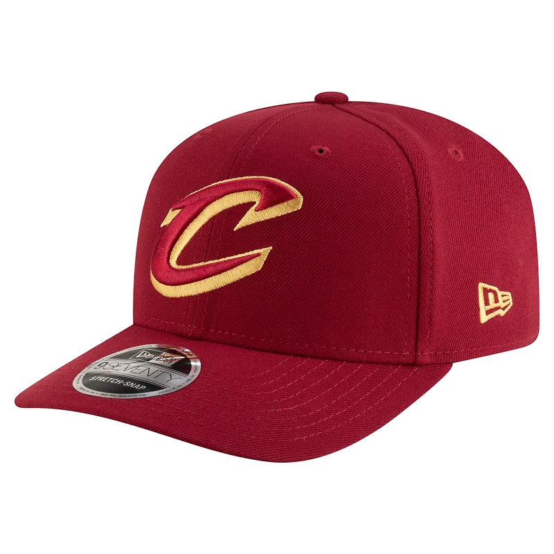 Men's New Era Wine Cleveland Cavaliers 9SEVENTY Stock Adjustable Hat