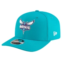 Men's New Era Teal Charlotte Hornets 9SEVENTY Stock Adjustable Hat