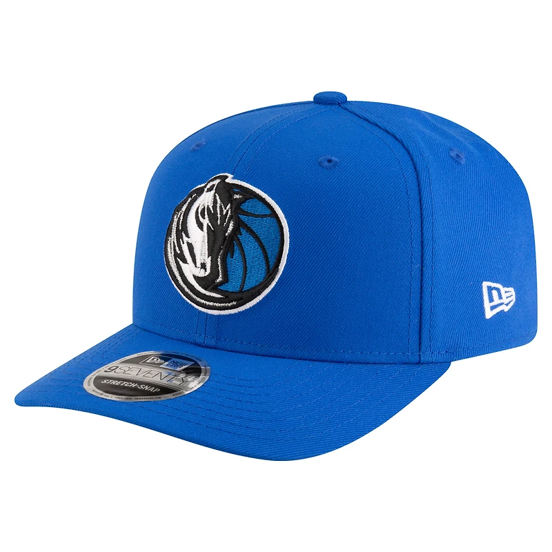 Men's New Era Blue Dallas Mavericks 9SEVENTY Stock Adjustable Hat