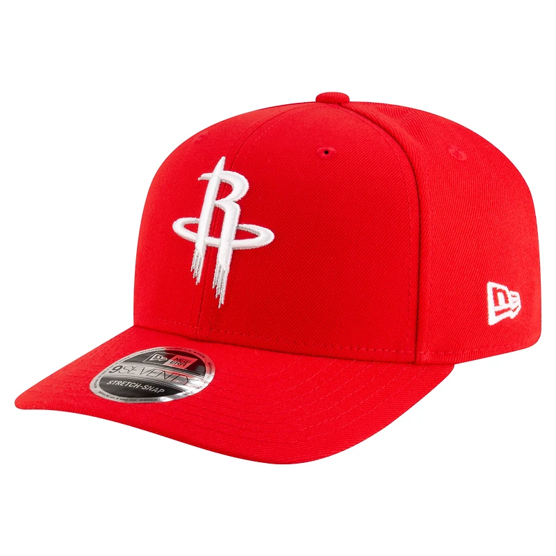 Men's New Era Red Houston Rockets 9SEVENTY Stock Adjustable Hat