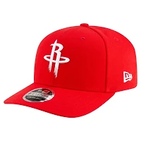 Men's New Era Red Houston Rockets 9SEVENTY Stock Adjustable Hat