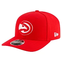 Men's New Era Red Atlanta Hawks 9SEVENTY Stock Adjustable Hat