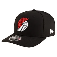 Men's New Era Black Portland Trail Blazers 9SEVENTY Stock Adjustable Hat