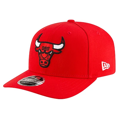 Men's New Era Red Chicago Bulls 9SEVENTY Stock Adjustable Hat